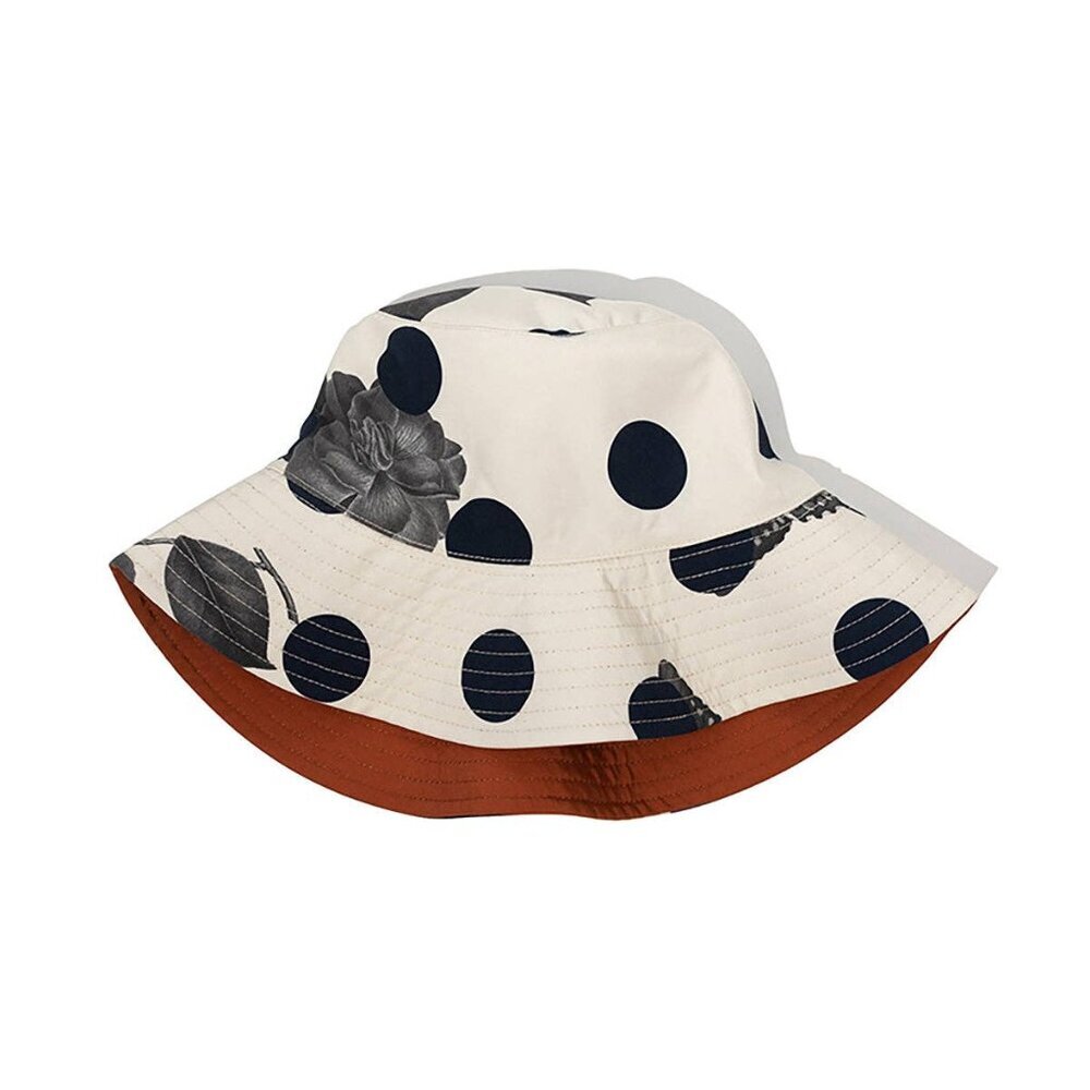 NWT Lost Pattern NYC Noir Floral Reversible Bucket Hat - Picture 1 of 5
